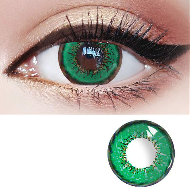 Halloween Cosplay Anime Love Words Cosmetic Contact Lenses